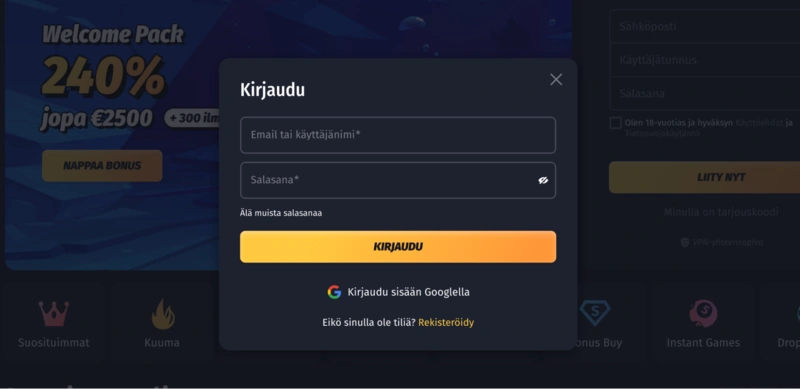 Winshark Login